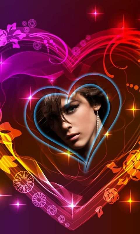 Neon Love Photo Frames screenshot 1