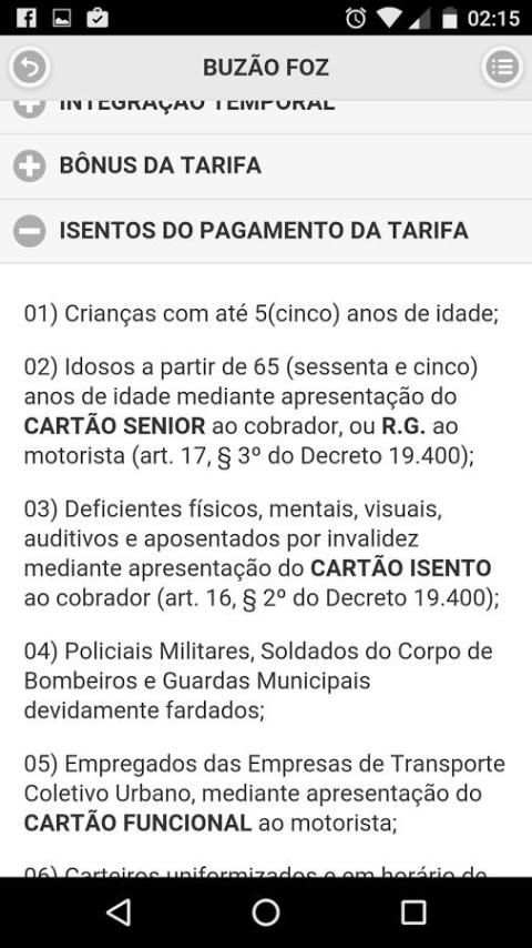 Buzão Foz Pro - Foz do Iguaçu screenshot 5
