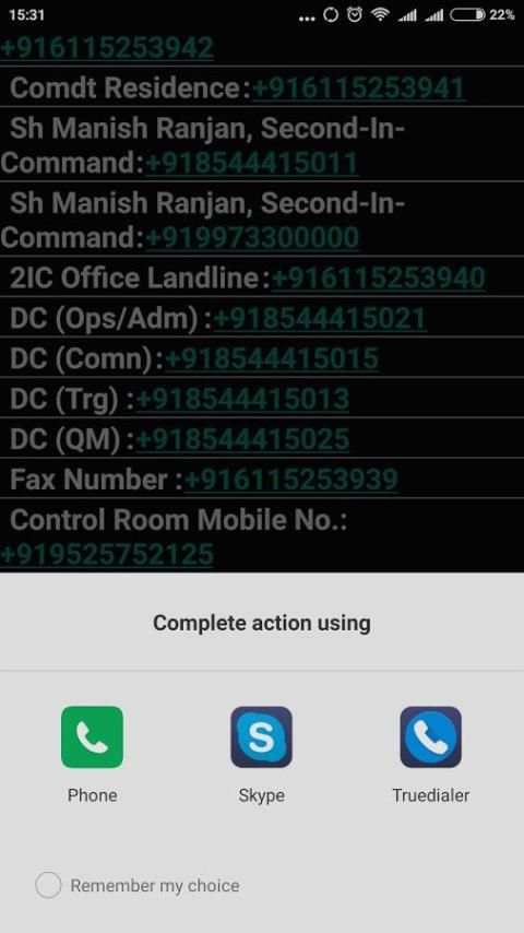 NDRF Contacts screenshot 1