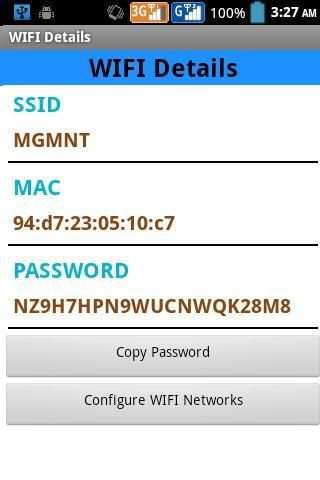 WIFI Passwords Free Generator screenshot 1