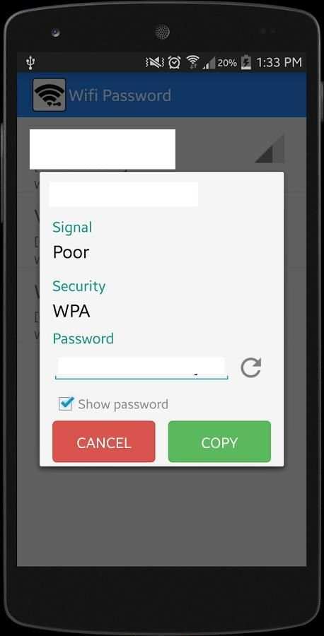 Free Wifi Password Secure 2015 screenshot 1
