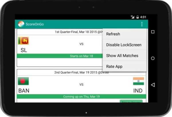Cricket Live Scores On Go screenshot 8