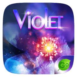 Violet GO Keyboard Theme
