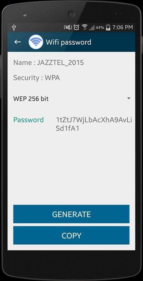 Wifi password app screenshot 2