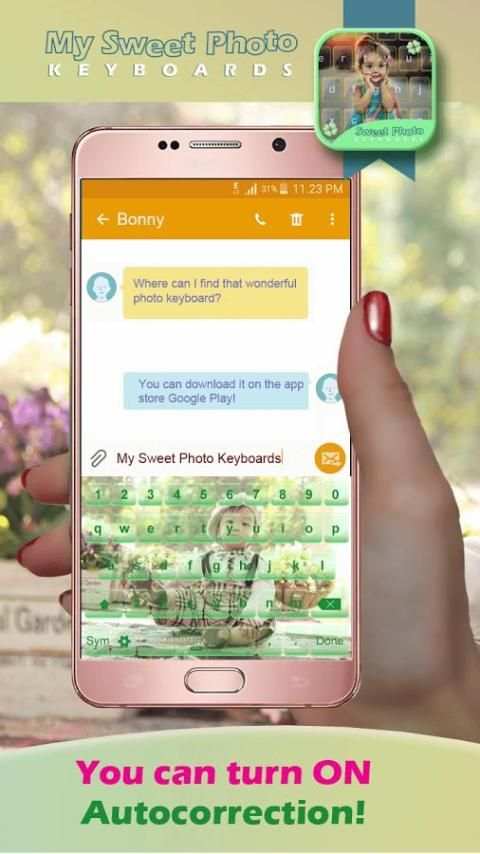 Saya Manis Foto Keyboard screenshot 2