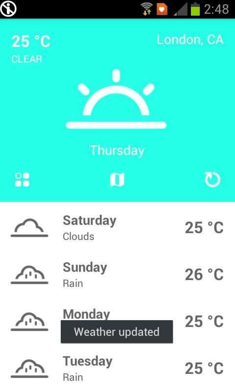daily weather update скриншот 6