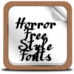 Horror Free Style Fonts أيقونة