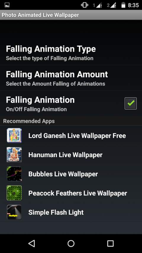 Animated Photo Live Wallpaper screenshot 2