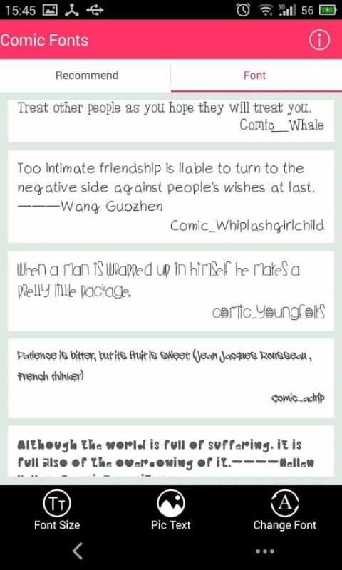 Free Font - Comic screenshot 3