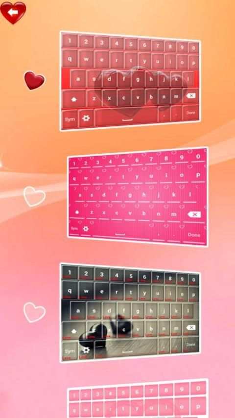Love Hearts Keyboard Changer screenshot 5