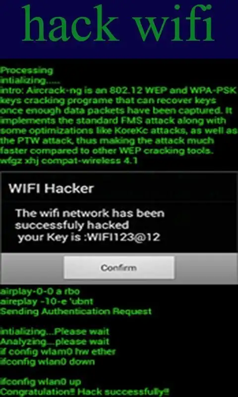 hack wifi prank screenshot 1