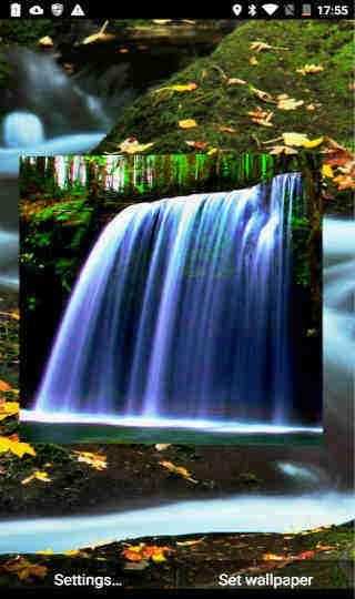 3D Waterfall Live Wallpaper screenshot 1