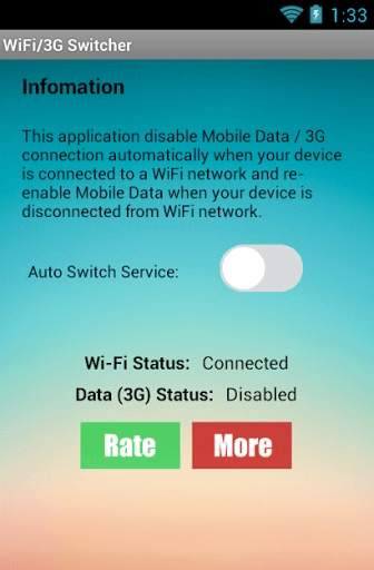 Wifi/3G Switcher screenshot 1