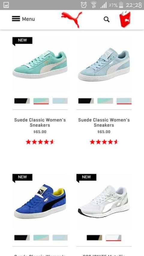 PUMA SHOP screenshot 1