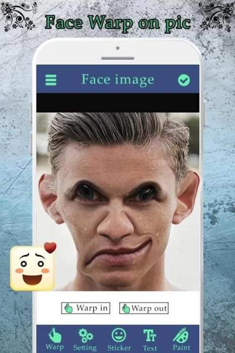 Funny Face Warp screenshot 4