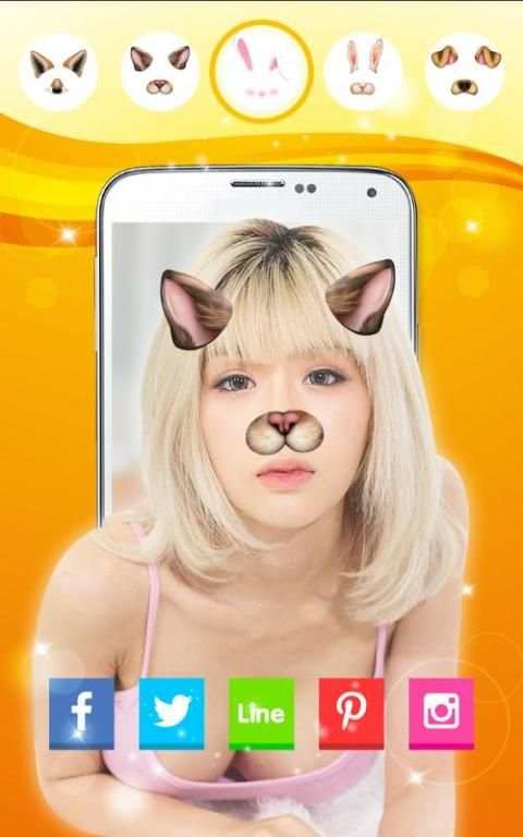 Selfie Snap Face for Snapchat 2 تصوير الشاشة