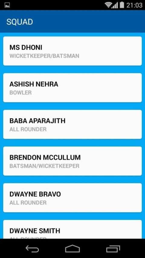 Fixtures for IPL 2015 screenshot 6
