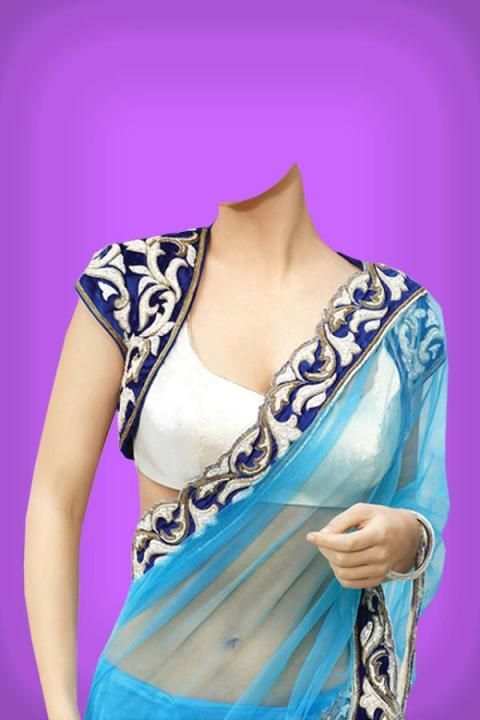 Fancy Saree Blouse Photo Suit 1 تصوير الشاشة