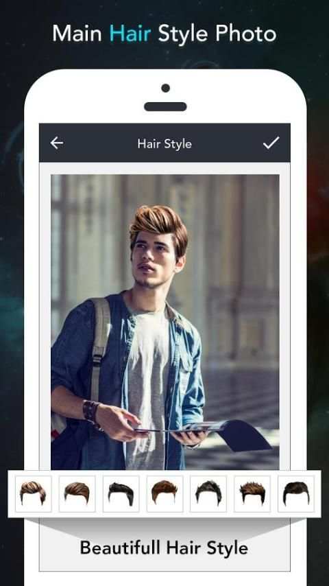 Man HairStyle Photo Editor 4 تصوير الشاشة