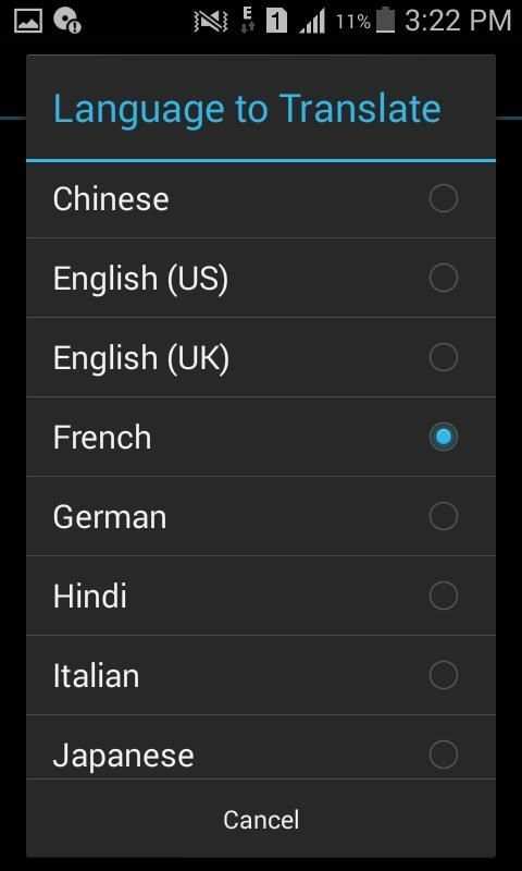 Language Translator स्क्रीनशॉट 4