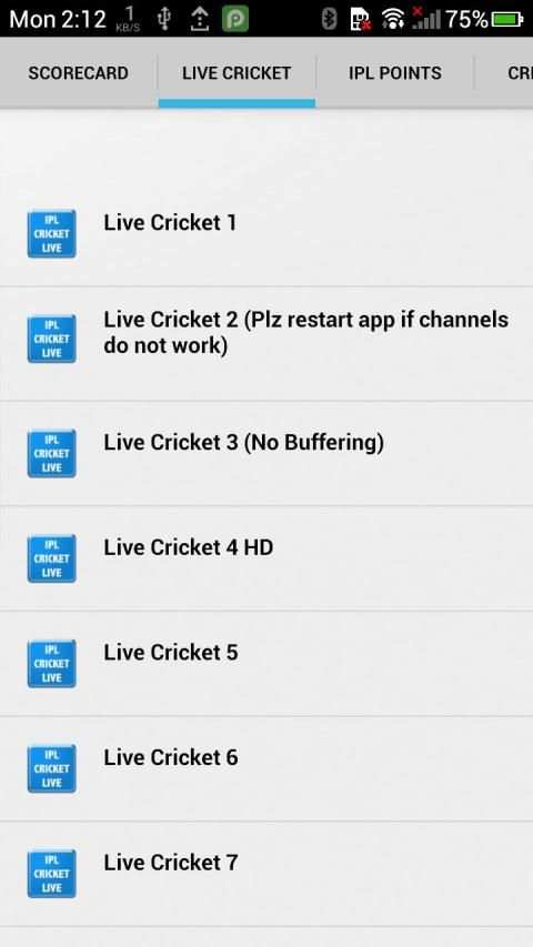 IPL Cricket T20 Live 2015 3 تصوير الشاشة