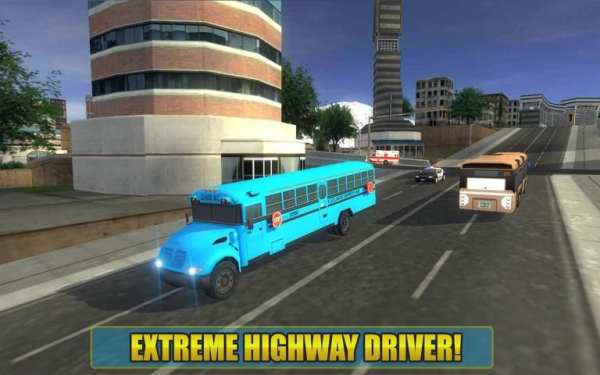 School Bus Drive Sim 4 تصوير الشاشة