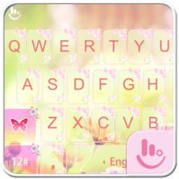 Butterfly Pink Daisy Keyboard आइकन