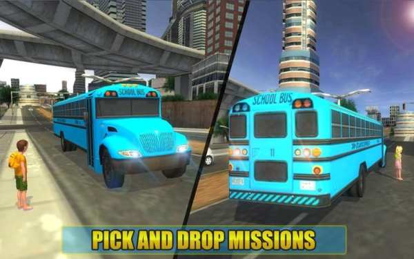 School Bus Drive Sim 2 تصوير الشاشة