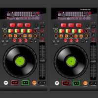 Virtual DJ Mixer With Music