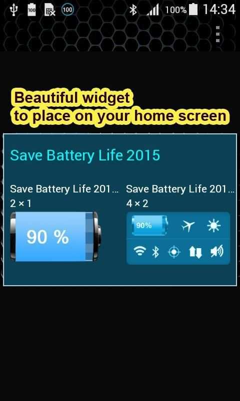 Save Battery Life 2015 screenshot 1