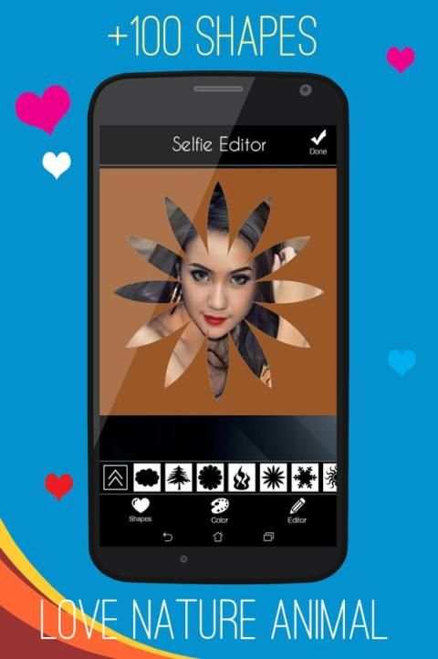 Selfie Editor 612 screenshot 5
