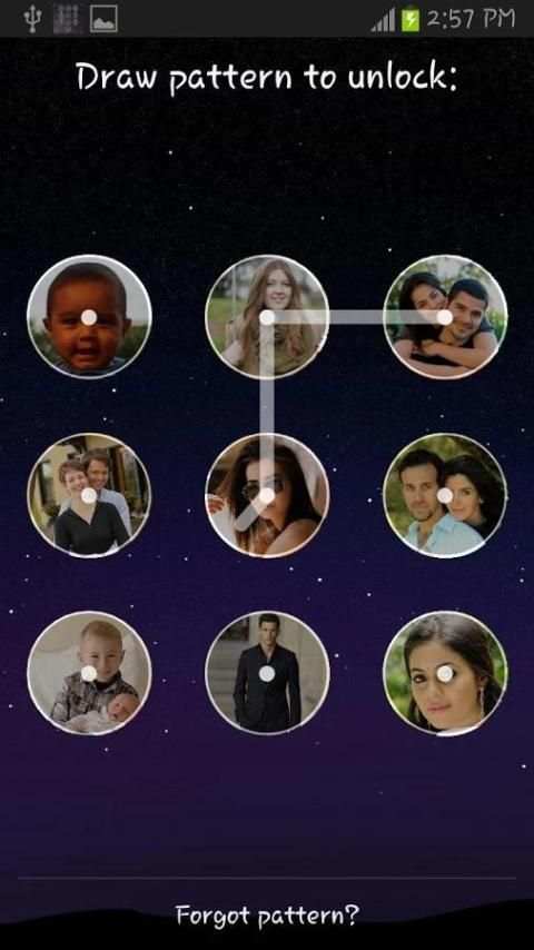 Photo Pattern Lock Screen screenshot 8