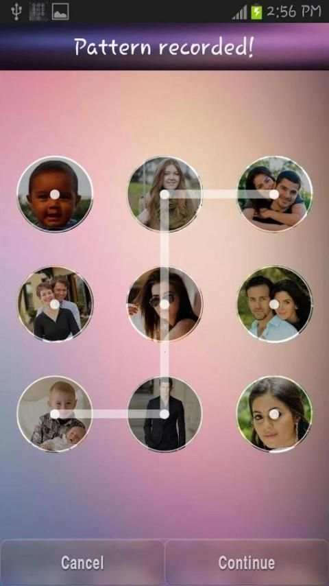 Photo Pattern Lock Screen screenshot 2