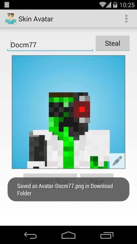 Skin Avatar for Minecraft скриншот 2