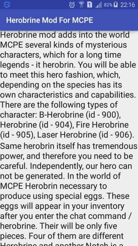 Herobrine Mod For MCPE screenshot 4