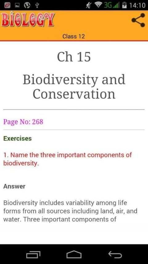 Class 12 Biology NCERT скриншот 1