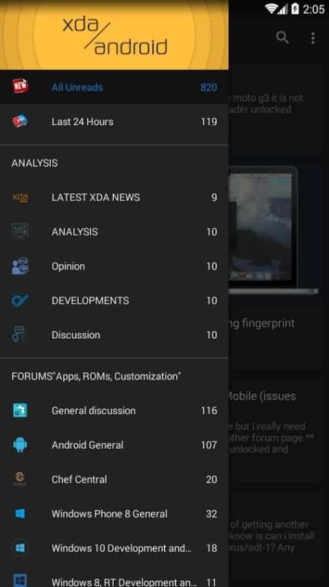 XDA Developers 7 تصوير الشاشة