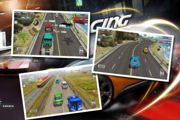 Turbo Nitro Traffic Car 1 تصوير الشاشة