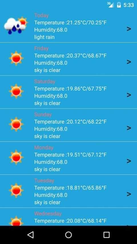 Weather 24*7 screenshot 2