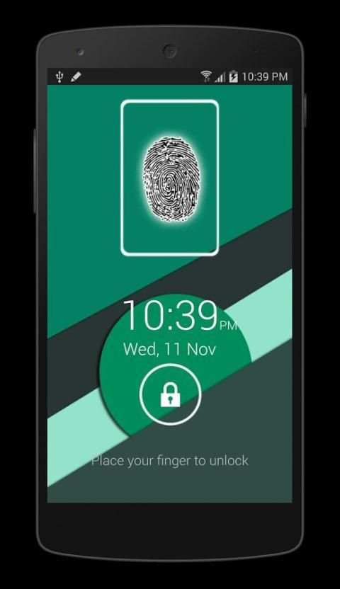 شاشة بصمة Lock- المزحة 1 تصوير الشاشة