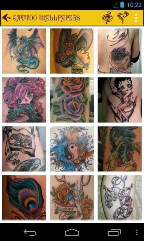 Tattoo Wallpapers 3 تصوير الشاشة