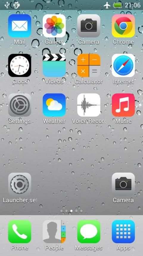 Launcher for iOS (iPhone look) screenshot 4