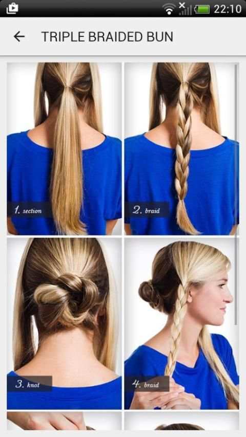 Hairstyles step by step screenshot 4