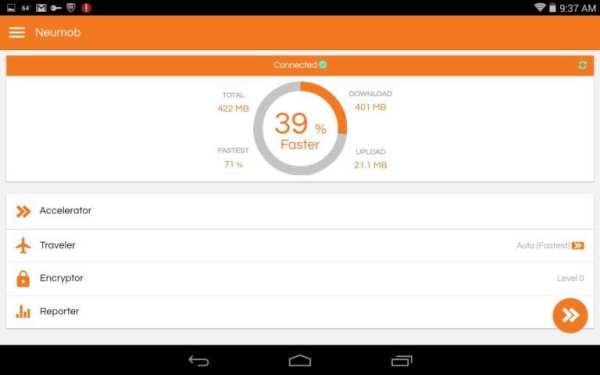 Faster Inernet - Neumob screenshot 1