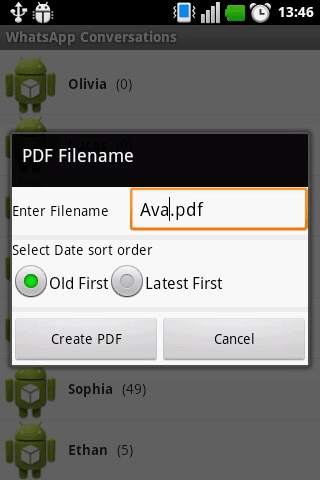 Print WhatsApp Chat screenshot 1