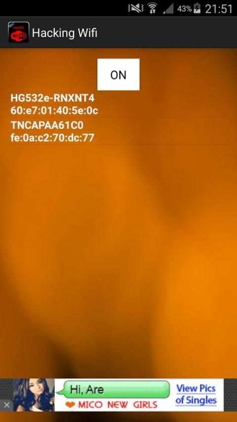 WiFi Hack Password Simulated screenshot 1