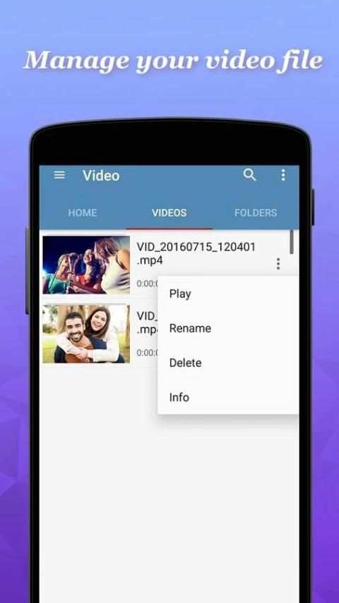 Video Player 3 تصوير الشاشة