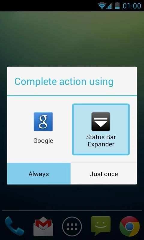 Status Bar Expander स्क्रीनशॉट 1