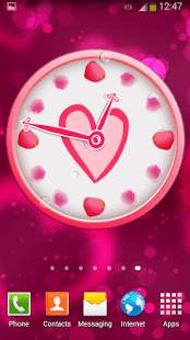 Hearts Clock Widget screenshot 3