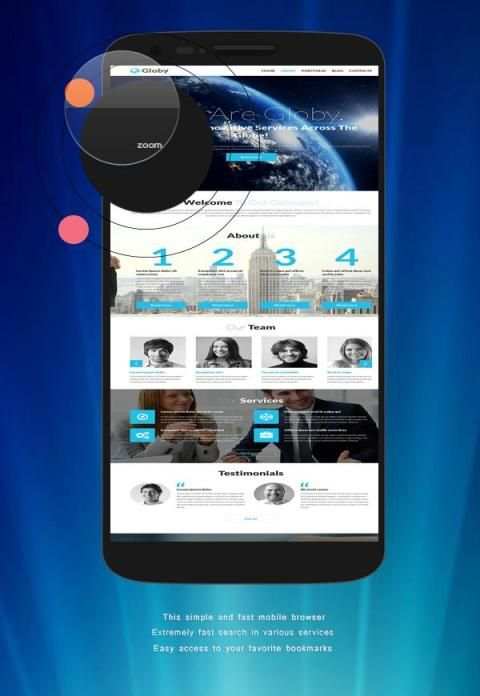 3G Browser For Android скриншот 1